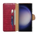Denior Etui Pokrowiec do Samsung Galaxy S24 Ultra 5G czerwone