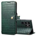 Denior Zielone Etui Pokrowiec do Samsung Galaxy S24 Ultra 5G