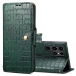 Denior Zielone Etui Pokrowiec do Samsung Galaxy S24 Ultra 5G