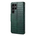 Denior Zielone Etui Pokrowiec do Samsung Galaxy S24 Ultra 5G