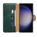 Denior Zielone Etui Pokrowiec do Samsung Galaxy S24 Ultra 5G