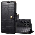 Denior Czarne Etui Pokrowiec do Samsung Galaxy S24 Ultra 5G