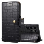 Denior Czarne Etui Pokrowiec do Samsung Galaxy S24 Ultra 5G