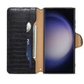 Denior Czarne Etui Pokrowiec do Samsung Galaxy S24 Ultra 5G