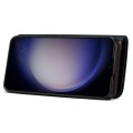 Denior Skórzane Etui Pokrowiec do Samsung Galaxy S24 Ultra 5G czarne