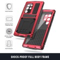 R-JUST Mocne Pancerne Etui Antywstrząsowe do Samsung Galaxy S24 Ultra 5G czerwone