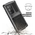 R-JUST Mocne Pancerne Etui Antywstrząsowe do Samsung Galaxy S24 Ultra 5G czarne