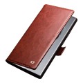 QIALINO Eleganckie Skórzane Etui do Samsung Galaxy S24 Ultra brązowe
