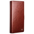 QIALINO Eleganckie Skórzane Etui do Samsung Galaxy S24 Ultra brązowe