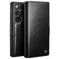 QIALINO Eleganckie Skórzane Etui do Samsung Galaxy S24 Ultra czarne
