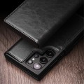 QIALINO Eleganckie Skórzane Etui do Samsung Galaxy S24 Ultra czarne
