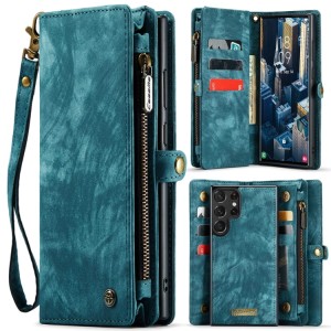 Pokrowiec Portfel CASEME do Samsung Galaxy S24 Ultra niebieski