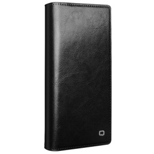 QIALINO Eleganckie Skórzane Etui do Samsung Galaxy S24 Ultra 5G czarne