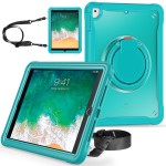 Pancerne Etui Obudowa z Uchwytem do iPad 9.7 / iPad Air 2 / iPad Pro 9.7 miętowe