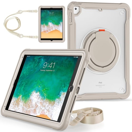 Pancerne Etui Obudowa z Uchwytem do iPad 9.7 / iPad Air 2 / iPad Pro 9.7 khaki