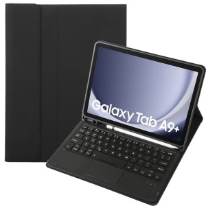 Czarne Etui Bezprzewodowa Klawiatura z TouchPad do Samsung Galaxy Tab A9+