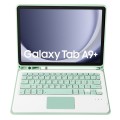 Miętowe Etui Bezprzewodowa Klawiatura z TouchPad do Samsung Galaxy Tab A9+