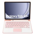 Różowe Etui Bezprzewodowa Klawiatura z TouchPad do Samsung Galaxy Tab A9+