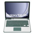 Zielone Etui Bezprzewodowa Klawiatura z TouchPad do Samsung Galaxy Tab A9+