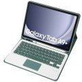 Zielone Etui Bezprzewodowa Klawiatura z TouchPad do Samsung Galaxy Tab A9+