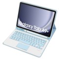 Niebieskie Etui Bezprzewodowa Klawiatura z TouchPad do Samsung Galaxy Tab A9+
