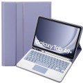 Fioletowe Etui Bezprzewodowa Klawiatura z TouchPad do Samsung Galaxy Tab A9+