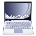 Fioletowe Etui Bezprzewodowa Klawiatura z TouchPad do Samsung Galaxy Tab A9+