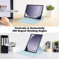 Niebieskie Obrotowe Etui Bezprzewodowa Klawiatura do Samsung Galaxy Tab A9+