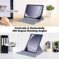 Niebieskie Obrotowe Etui Bezprzewodowa Klawiatura do Samsung Galaxy Tab A9+