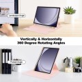 Różowe Obrotowe Etui Bezprzewodowa Klawiatura do Samsung Galaxy Tab A9+