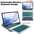 Zielone Obrotowe Etui Bezprzewodowa Klawiatura do Samsung Galaxy Tab S9