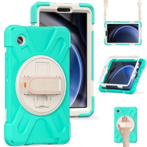 Mocne Pancerne Etui do Samsung Galaxy Tab A9+ zielone jasne