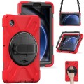 Mocne Pancerne Etui do Samsung Galaxy Tab A9+ czerwone