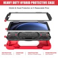 Mocne Pancerne Etui do Samsung Galaxy Tab A9+ czerwone
