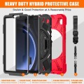 Mocne Pancerne Etui do Samsung Galaxy Tab A9+ czerwone