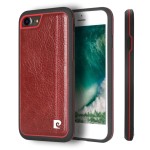 Skórzane Etui Plecki PIERRE CARDIN iPhone 7 czerwone