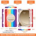Mocne Pancerne Etui do Samsung Galaxy Tab A9+ kolorowe/tęczowe