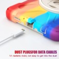Mocne Pancerne Etui do Samsung Galaxy Tab A9+ kolorowe/tęczowe