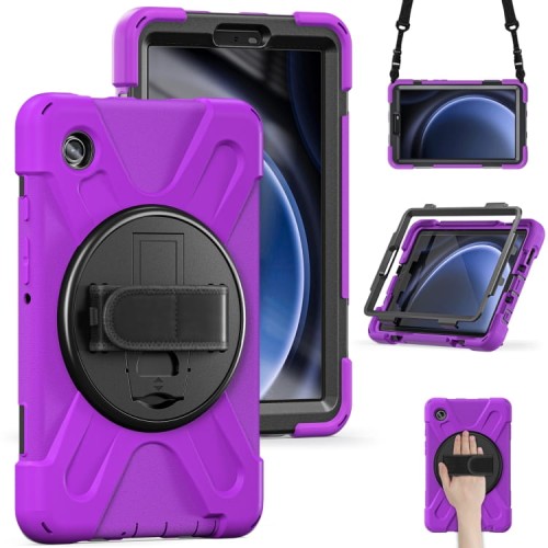 Mocne Pancerne Etui do Samsung Galaxy Tab A9+ fioletowe