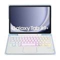 Niebieskie Etui Podświetlana Klawiatura z TouchPad do Samsung Galaxy Tab A9+