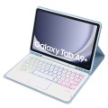 Niebieskie Etui Podświetlana Klawiatura z TouchPad do Samsung Galaxy Tab A9+