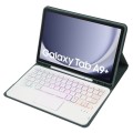Zielone Etui Podświetlana Klawiatura z TouchPad do Samsung Galaxy Tab A9+