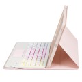 Różowe Etui Podświetlana Klawiatura z TouchPad do Samsung Galaxy Tab A9+