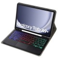 Czarne Etui Podświetlana Klawiatura z TouchPad do Samsung Galaxy Tab A9+