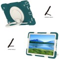Mocne Pancerne Etui Uchwyt Pasek do Samsung Galaxy Tab A9+ zielone