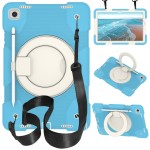 Mocne Pancerne Etui Uchwyt Pasek do Samsung Galaxy Tab A9+ niebieskie