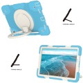 Mocne Pancerne Etui Uchwyt Pasek do Samsung Galaxy Tab A9+ niebieskie