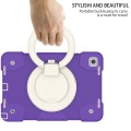 Mocne Pancerne Etui Uchwyt Pasek do Samsung Galaxy Tab A9+ fioletowe