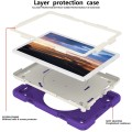 Mocne Pancerne Etui Uchwyt Pasek do Samsung Galaxy Tab A9+ fioletowe