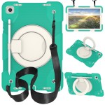 Mocne Pancerne Etui Uchwyt Pasek do Samsung Galaxy Tab A9+ zielone